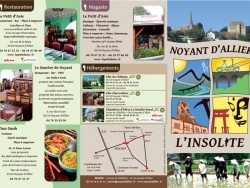 Logo + plaquettes touristiques pour Noyant D'Allier