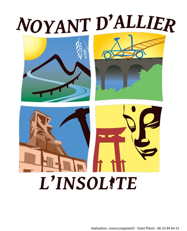 Photo Noyant-d'Allier - Logo + plaquettes touristiques pour Noyant D'Allier