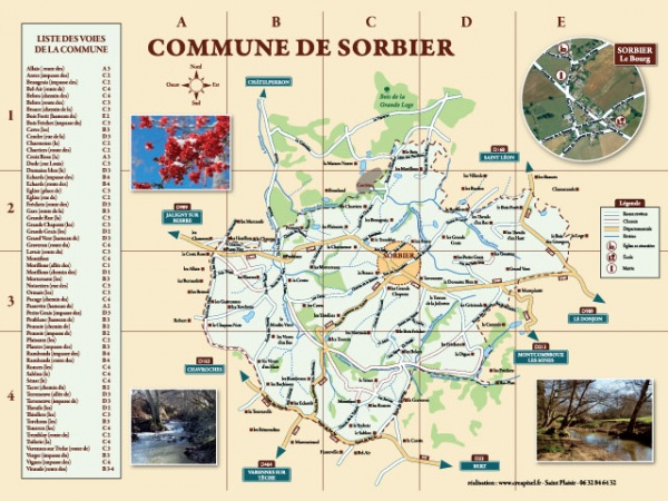 Photo Sorbier - Réalisation de panneaux touristiques pour Sorbier