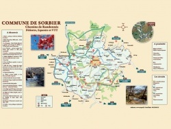 Photo vie locale, Sorbier - Réalisation de panneaux touristiques pour Sorbier