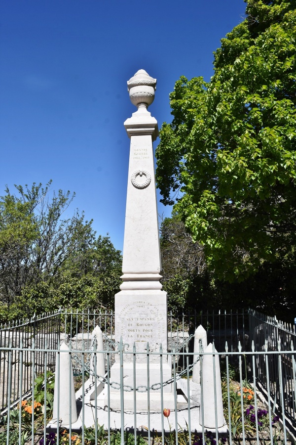 Photo Rougon - le monument aux morts