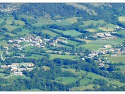 Photo paysage et monuments, Le Noyer - Le Noyer depuis la montagne de Moutet.