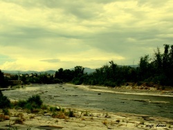 Photo paysage et monuments, Aubenas - La rivière Ardèche quartier Saint-Pierre à AUBENAS