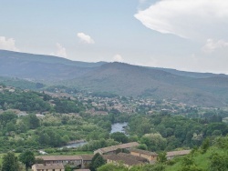 Photo paysage et monuments, Aubenas - le village