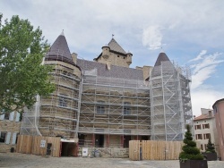 Photo paysage et monuments, Aubenas - le château