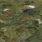 vue de la vallée de la loire vue aerienne et le lac issarles