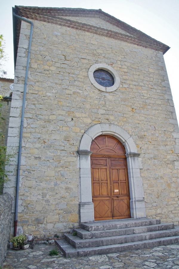 Photo Rochecolombe - église Saint Pierre