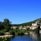 La Rivière Ardèche sous le village de VOGÜE