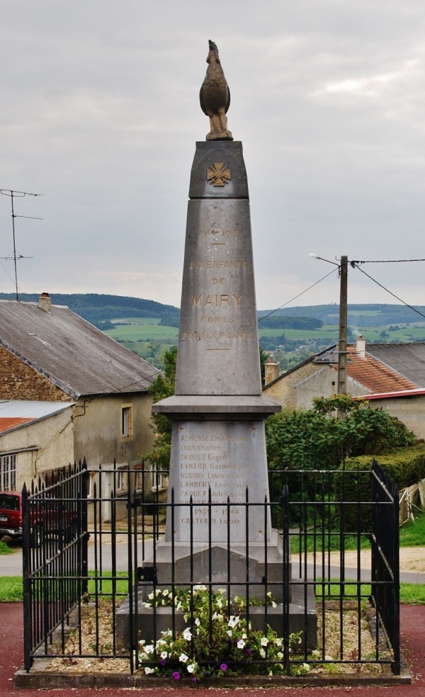 Photo Mairy - Monument-aux-Morts