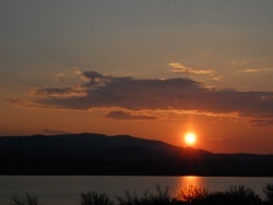 Photo paysage et monuments, Leucate - Couché de soleil au Goulet