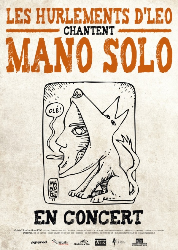 Les Hurlements d'léo chantent Mano Solo