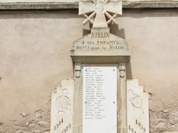 Photo paysage et monuments, Saint-Félix-de-Sorgues - le monument aux morts