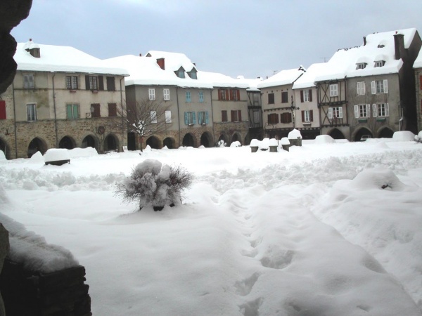 Place sous la neige en 2006