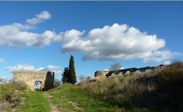 Photo Alleins - Ruines du château d'Alleins