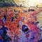 Photo Arles - Arles-Mosaïque;La vigne rouge-Influence,Vincent Van Gogh.