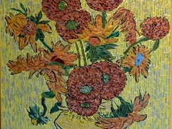 Photo dessins et illustrations, Arles - Arles - Les tournesols 5/7 .Influence,Vincent Van Gogh .