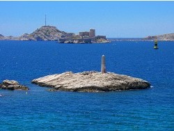 Photo paysage et monuments, Marseille - De la corniche, vue sur les Îles