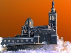 Photo paysage et monuments, Marseille - Notre Dame de la garde