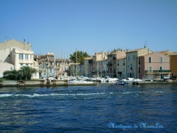 Photo paysage et monuments, Martigues - Le canal du Roi  et le quai Brescon dit le Miroir aux oiseaux