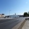 Le pont levant à 10h01, on apperçoit au font le rond à droite de l'image