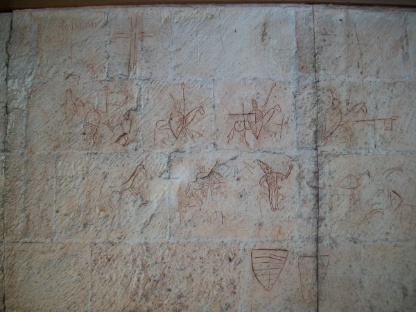 Les graffiti du XIIe siècle de l’église de Moings