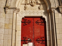 Photo paysage et monuments, Beffes - église Ste Catherine ( Portail )