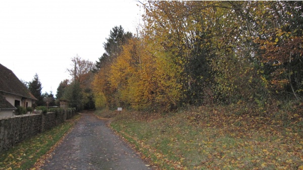 Photo La Chapelotte - le chemin de la Ruellée en automne