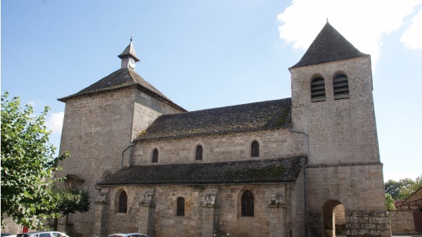 Photo Auriac - église St Côme st damien