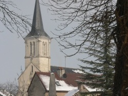 Photo paysage et monuments, Clénay - Église en hiver