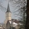Photo Clénay - Église en hiver