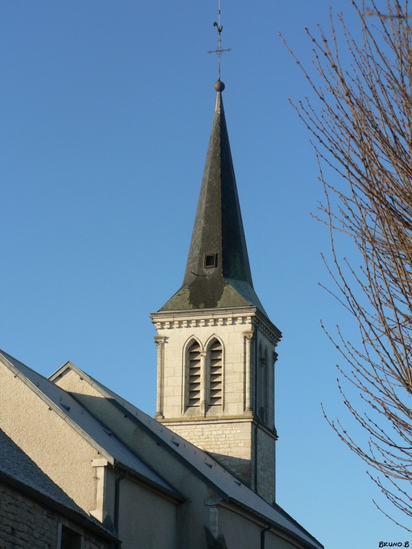 Photo Clénay - Le clocher de l'église