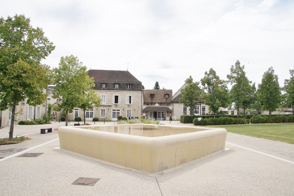 Photo Puligny-Montrachet - la fontaine
