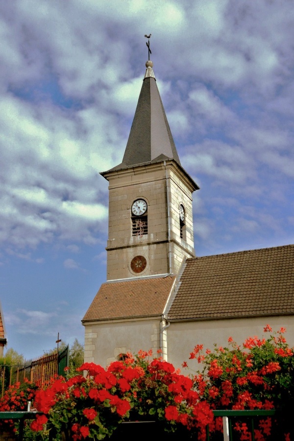 Photo Saint-Seine-en-Bâche - Clocher de Saint seine en bache.