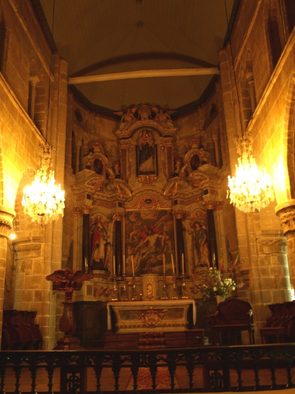Photo Lannion - Brélévenez - Église de la Trinité - Maître-autel