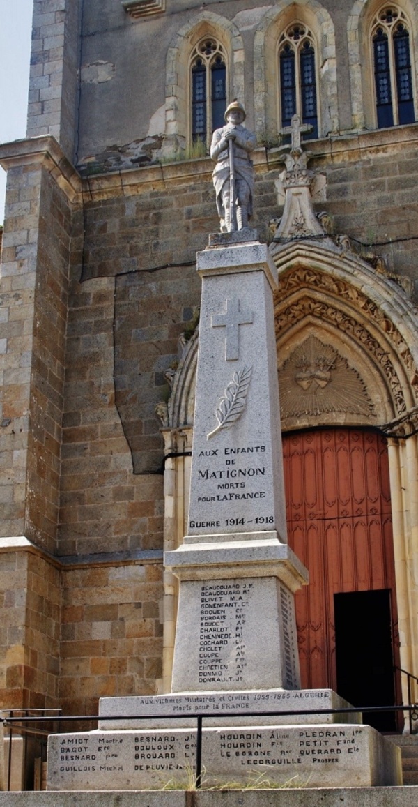 Photo Matignon - Monument-aux-Morts