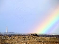 Photo paysage et monuments, Pleubian - Pleubian - Arc-en-ciel pour un phare