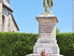 Photo paysage et monuments, Saint-Priest-les-Fougères - le monument aux morts