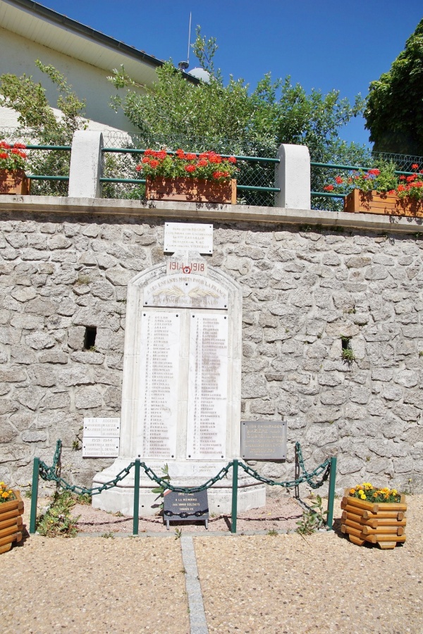 Photo Saint-Saud-Lacoussière - le monument aux morts