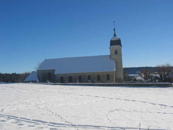 Photo Le Bélieu - L'église du village