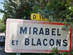 Photo paysage et monuments, Mirabel-et-Blacons - mirabel et blacons (26400)