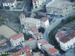 Photo paysage et monuments, Ponsas - l'église de Ponsas photo aérienne