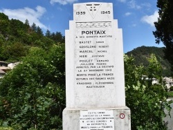 Photo paysage et monuments, Pontaix - le Monument Aux Morts