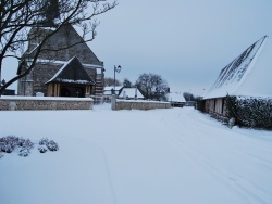 Photo paysage et monuments, Rougemontiers - Eglise sous la neige