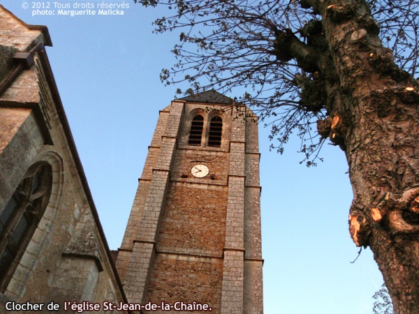 Clocher de l'église de Saint-Jean-de-la-Chaîne