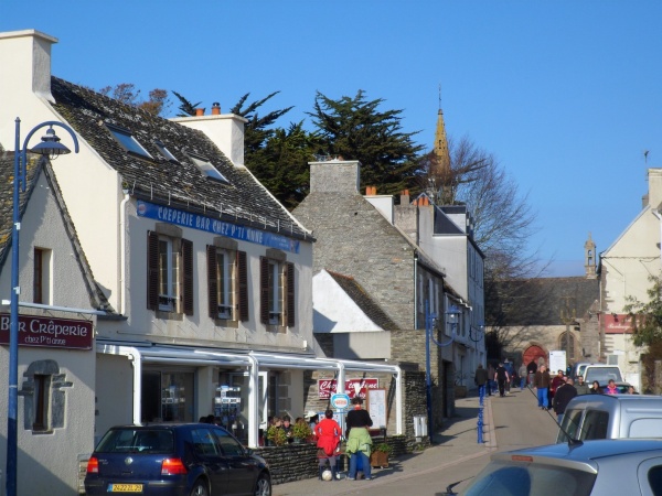 Locquirec, bourg et port typique en Bretagne