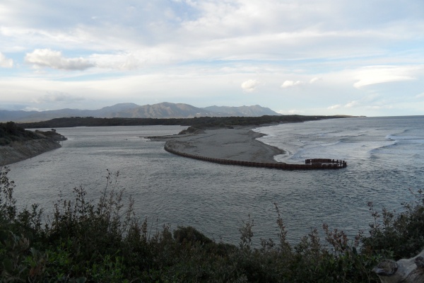 Photo Aléria - L'Etang Diana à la confluence avec la mer