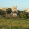 Photo Aléria - Le Fort Matra et L'Eglise Saint Marcel vues du l'intérieur du site archéologique ALERIA