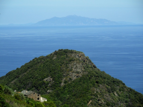 Elba - vu du les hauteurs de Sierra di Pigna