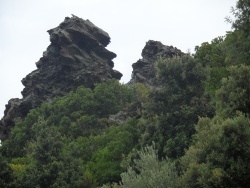 Photo paysage et monuments, Bastia - Pierres aux formes étranges dans la chaîne de montagnes Serra di Pigno (1)