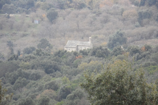 Photo Cervione - Cervione - La chapelle de Santa Cristina vue de la D334